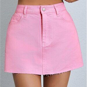 Pink Denim Skirt 💕